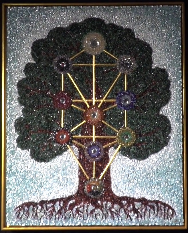 Tree of Life 3D Gemstone Mosaic